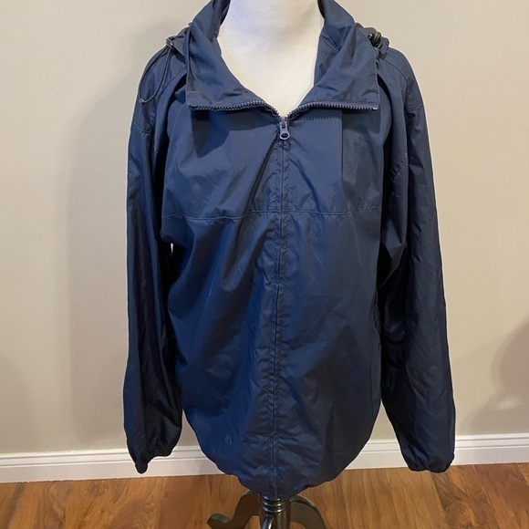 Van Heusen Other - Van Heusen Men's Navy Blue Windbreaker Jacket